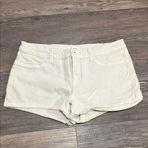 Women's Off-White Jean Shorts